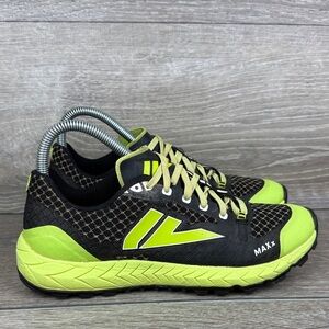VJ MAXx Women’s Sz 8 Neon Green Black Fitlock Low Top Lace Up Trail Running Shoe